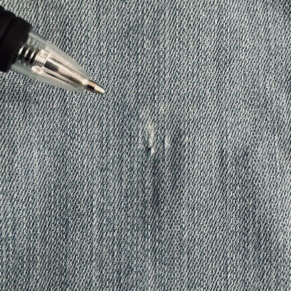 Gap Crop Kick Jeans 31 (32x26) Light Wash Blue Ankle Stretch Denim Womens - Picture 7 of 10